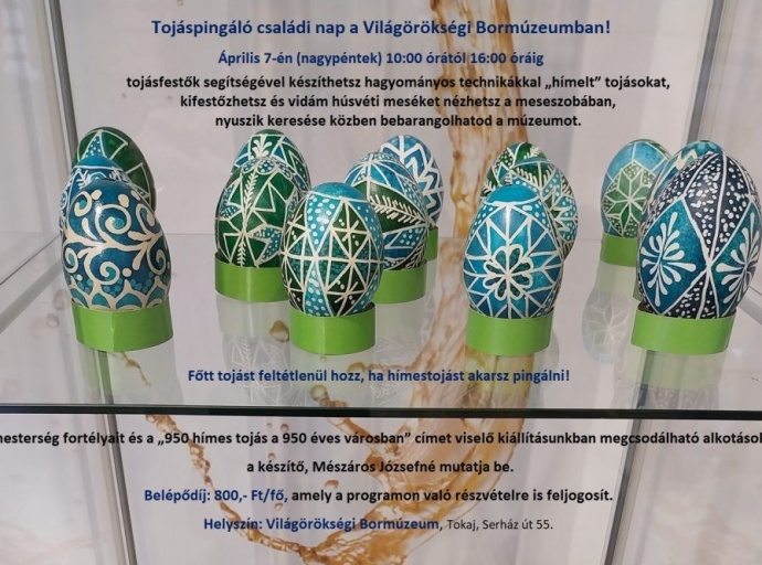 Nagypénteki múzeumi tojáspingáló nap